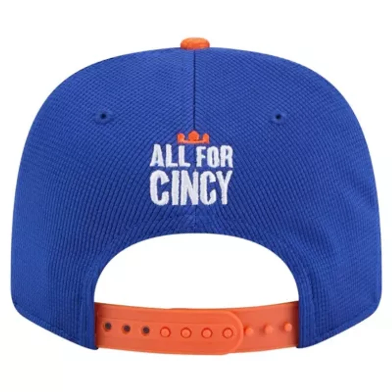 MLS Blue/Orange FC Cincinnati 2025 Jersey Hook 9SEVENTY Stretch-Snap Hat