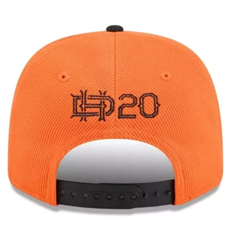 MLS Orange/Black Houston Dynamo FC 2025 Jersey Hook 9SEVENTY Stretch-Snap Hat