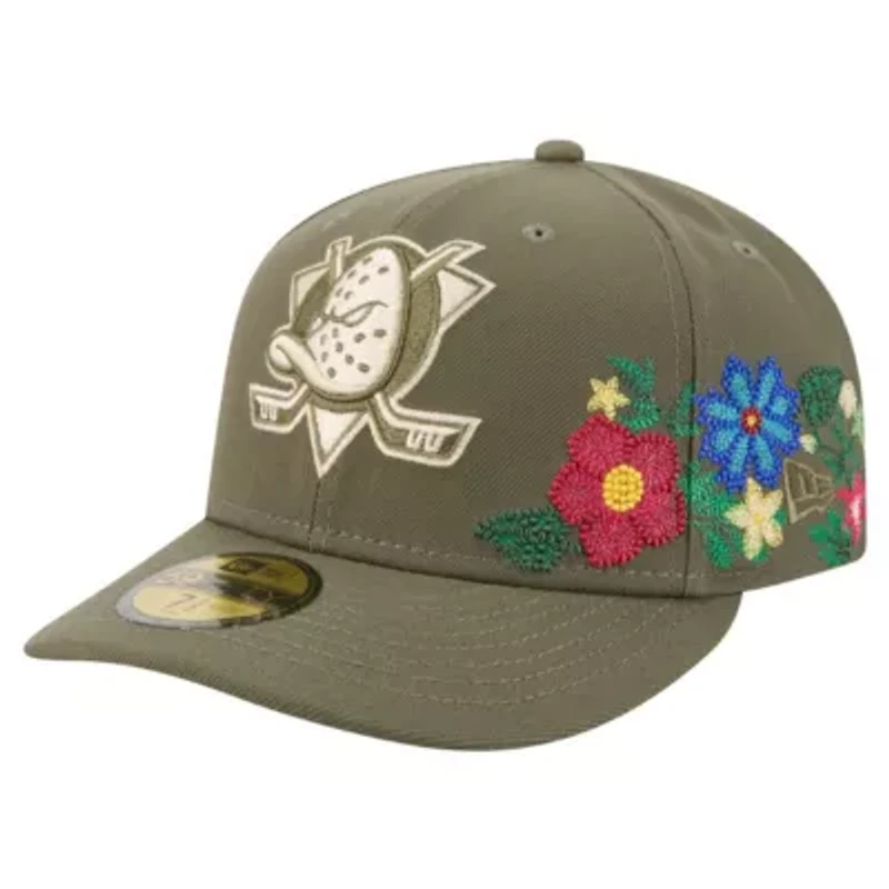 NHL Anaheim Ducks Tonal Florals 59FIFTY Fitted Hat