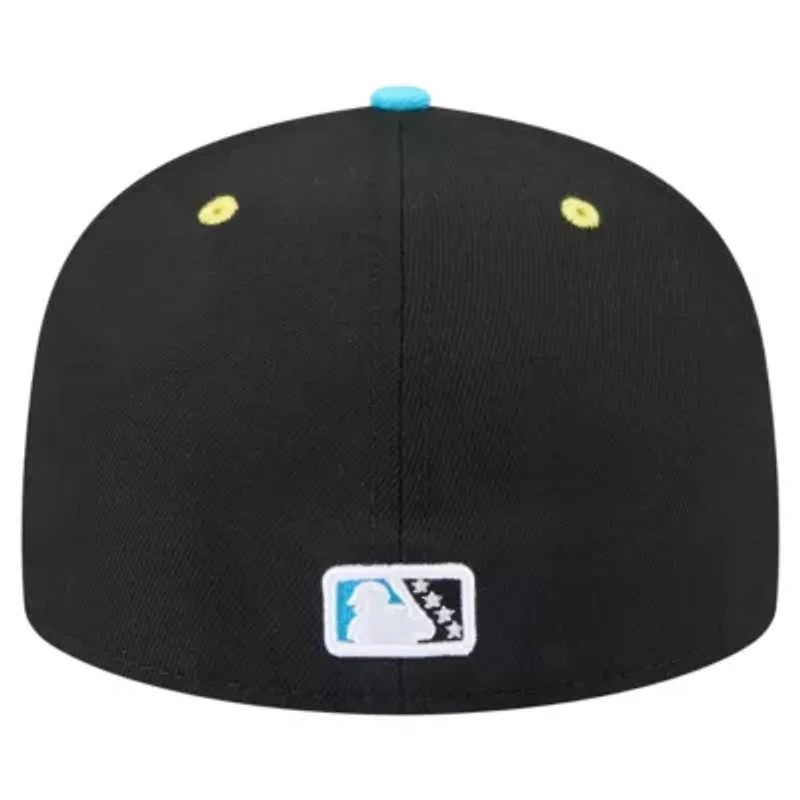 MiLB Black/Aqua Erie SeaWolves Copa de la Diversión 59FIFTY Fitted Hat