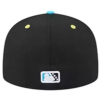 MiLB Black/Aqua Erie SeaWolves Copa de la Diversión 59FIFTY Fitted Hat