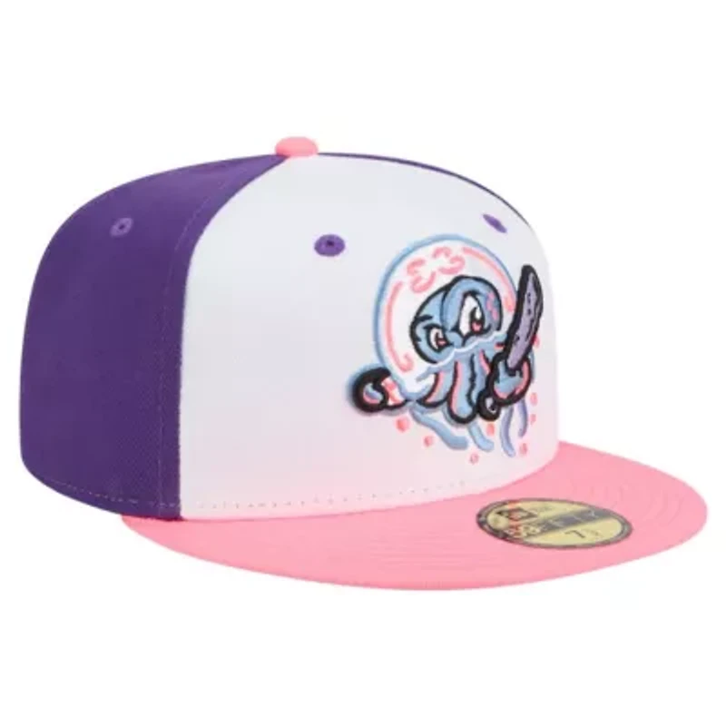 MiLB White/Purple Jersey Shore BlueClaws Copa de la Diversión 59FIFTY Fitted Hat