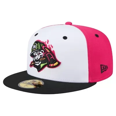 MiLB White/Black Peoria Chiefs Copa de la Diversión 59FIFTY Fitted Hat