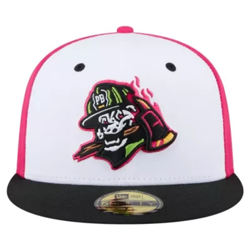 MiLB White/Black Peoria Chiefs Copa de la Diversión 59FIFTY Fitted Hat