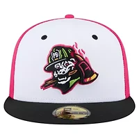 MiLB White/Black Peoria Chiefs Copa de la Diversión 59FIFTY Fitted Hat