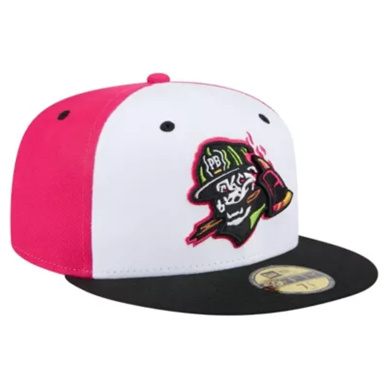 MiLB White/Black Peoria Chiefs Copa de la Diversión 59FIFTY Fitted Hat
