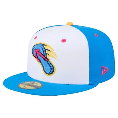 MiLB White/Blue San Antonio Missions Copa de la Diversión 59FIFTY Fitted Hat