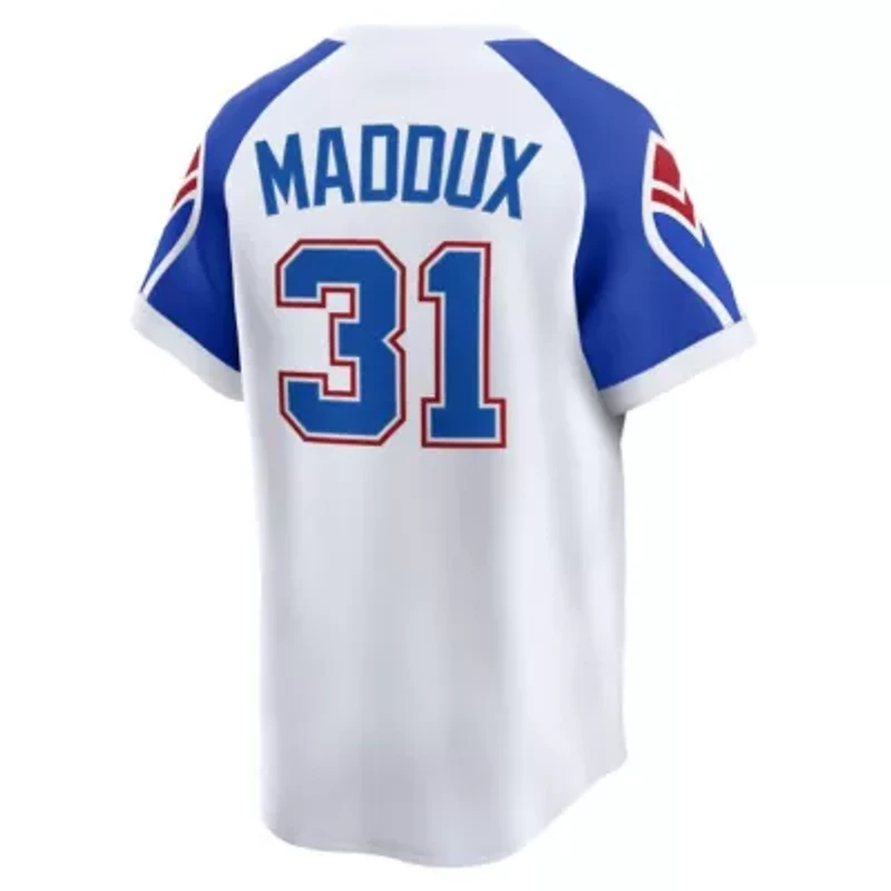MLB Nike Greg Maddux Atlanta Braves Throwback Cooperstown Collection Limited Jersey