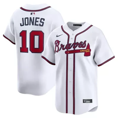 MLB Nike Chipper Jones Atlanta Braves Home Retired Limited Player Jersey