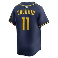 MLB Nike Jackson Chourio Milwaukee Brewers Alternate 2 Limited Jersey
