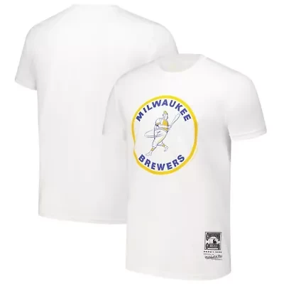 MLB Milwaukee Brewers Cooperstown Collection Logo T-Shirt