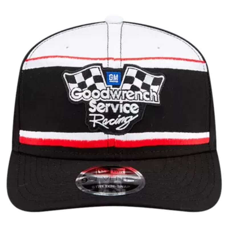 NASCAR Black/White Dale Earnhardt Goodwrench Service 9SEVENTY Stretch-Snap Hat