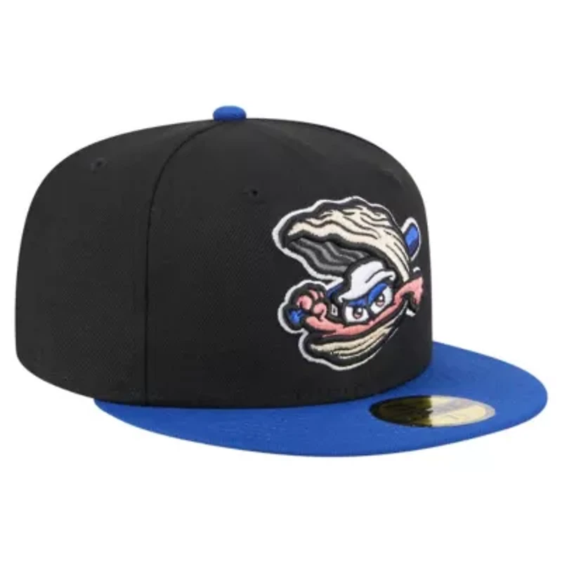 MiLB Black/Blue Biloxi Shuckers Authentic Collection 59FIFTY Fitted Hat