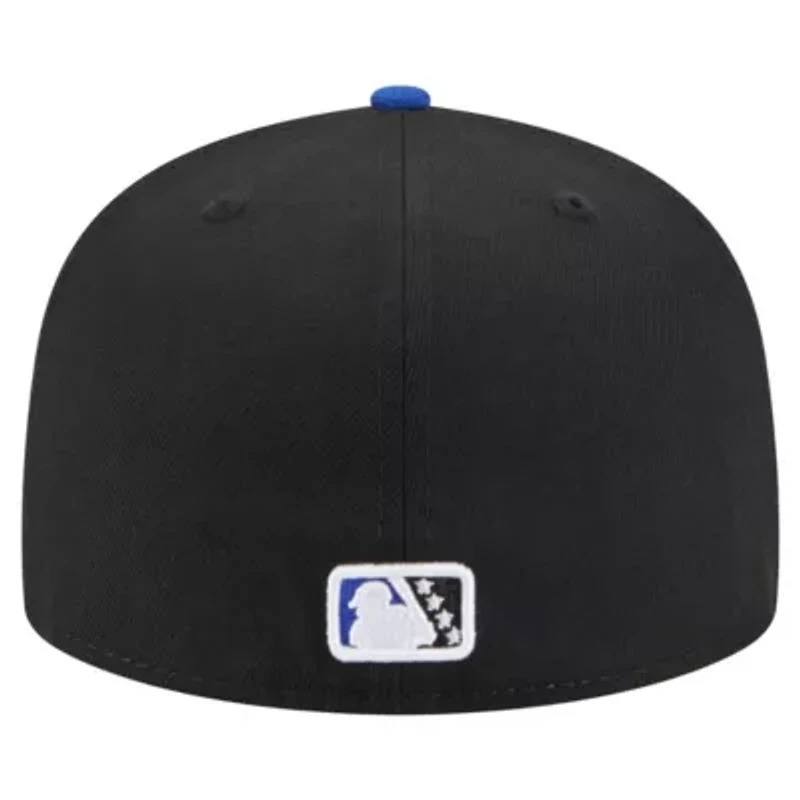 MiLB Black/Blue Biloxi Shuckers Authentic Collection 59FIFTY Fitted Hat
