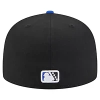 MiLB Black/Blue Biloxi Shuckers Authentic Collection 59FIFTY Fitted Hat