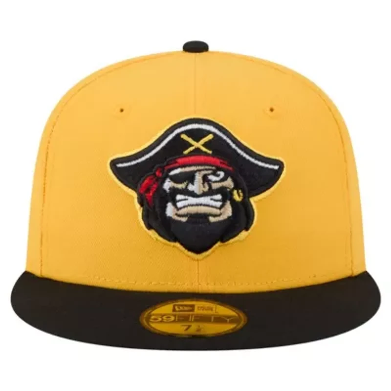 MiLB Yellow/Black Bradenton Marauders Authentic Collection 59FIFTY Fitted Hat