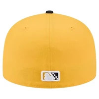 MiLB Yellow/Black Bradenton Marauders Authentic Collection 59FIFTY Fitted Hat