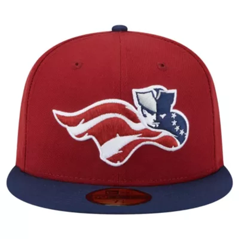 MiLB Burgundy/Navy Somerset Patriots Authentic Collection 59FIFTY Fitted Hat