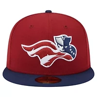 MiLB Burgundy/Navy Somerset Patriots Authentic Collection 59FIFTY Fitted Hat