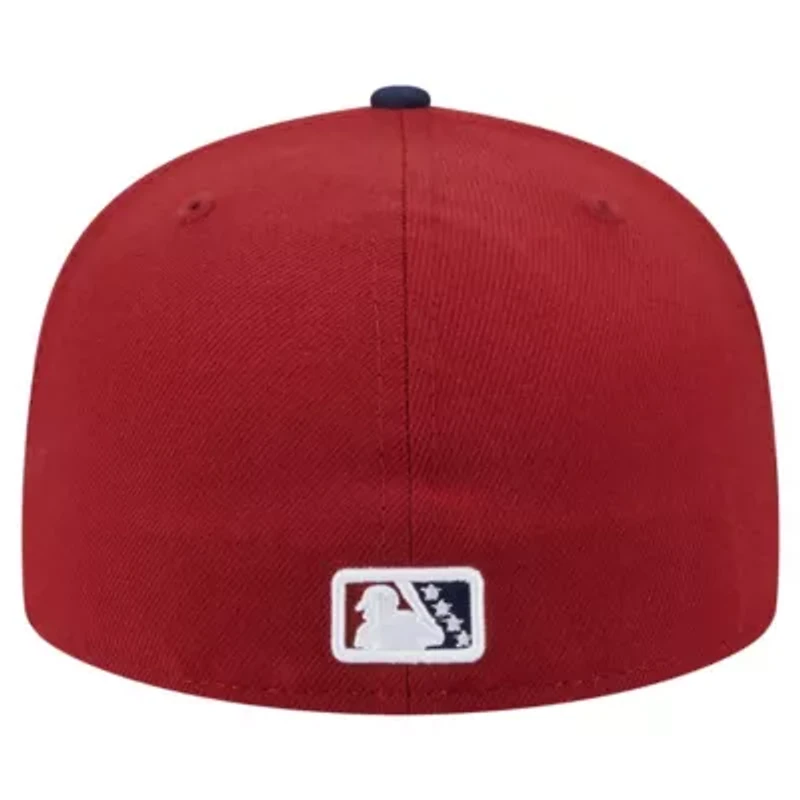 MiLB Burgundy/Navy Somerset Patriots Authentic Collection 59FIFTY Fitted Hat