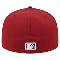 MiLB Burgundy/Navy Somerset Patriots Authentic Collection 59FIFTY Fitted Hat