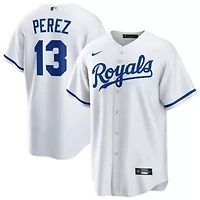 MLB Nike Salvador Perez Kansas City Royals Home Replica Player Jersey