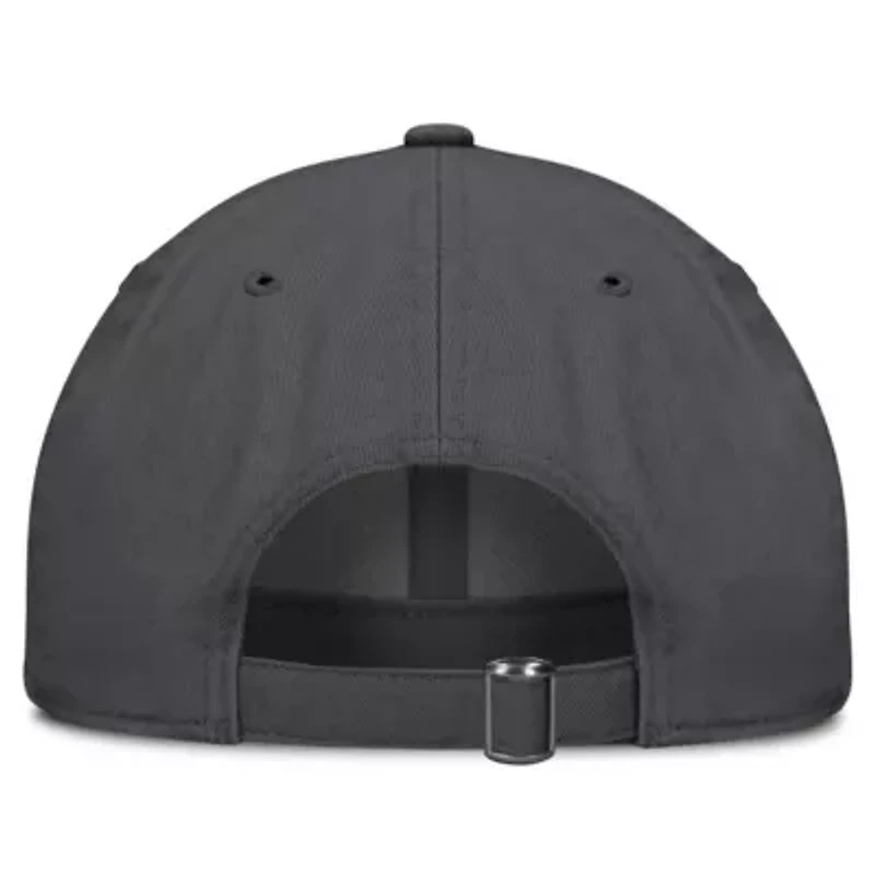 NCAA Heather NYU Violets Team Logo Washed Adjustable Hat