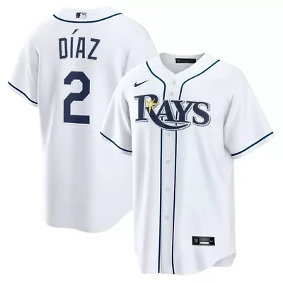 MLB Nike Yandy Díaz Tampa Bay Rays Home Replica Jersey