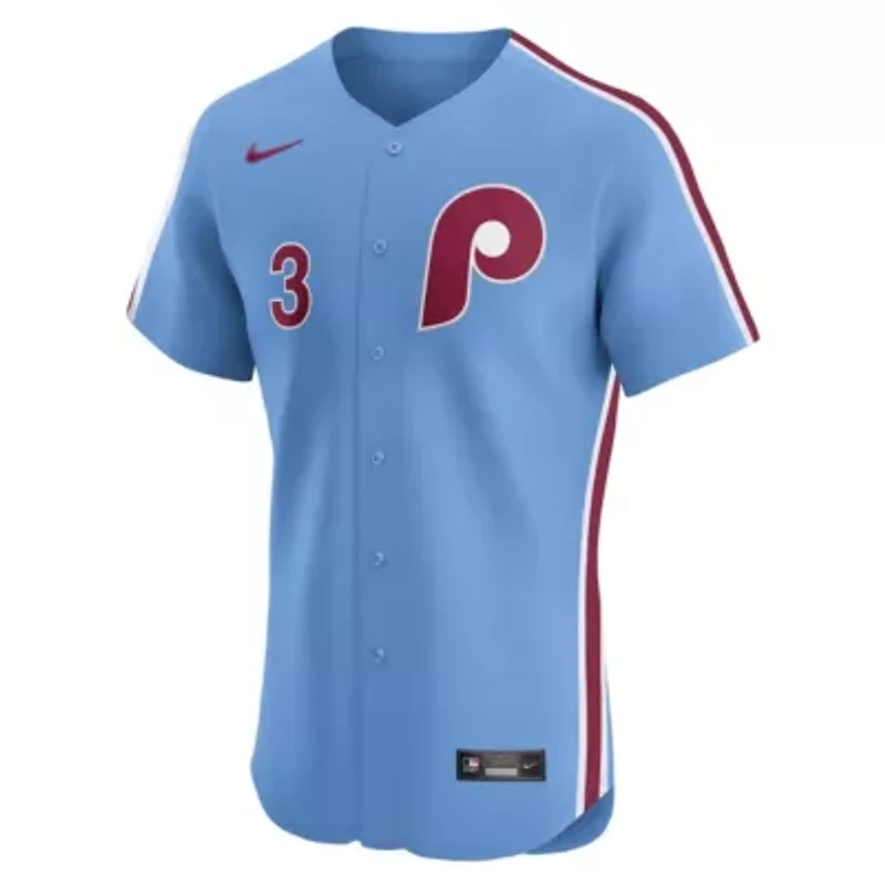 MLB Nike Bryce Harper Light Philadelphia Phillies Alternate Elite Jersey
