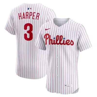 MLB Nike Bryce Harper Philadelphia Phillies Home Elite Jersey