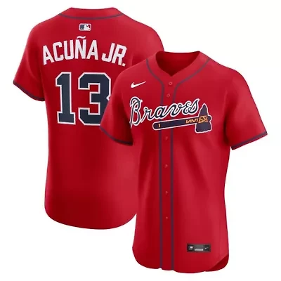 MLB Nike Ronald Acuña Jr. Atlanta Braves Alternate 2 Elite Jersey