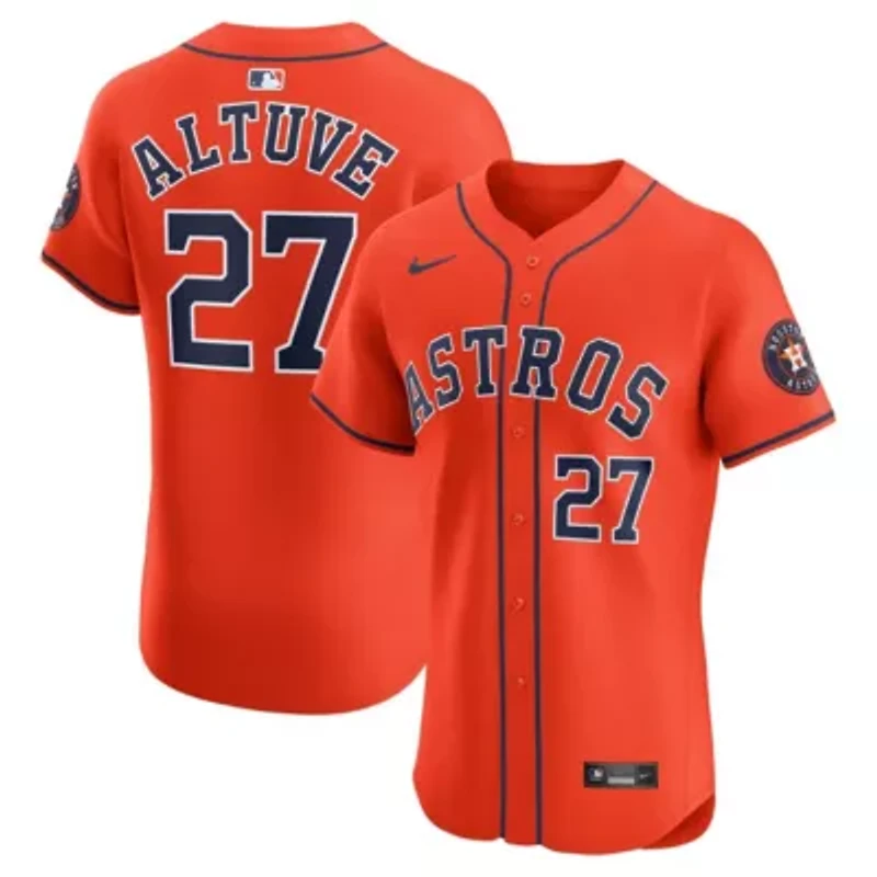 MLB Nike Jose Altuve Houston Astros Alternate Elite Player Jersey