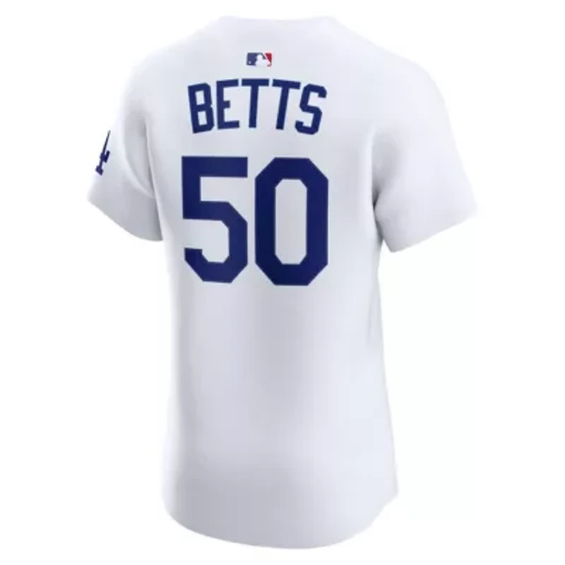 MLB Nike Mookie Betts Los Angeles Dodgers Home Elite Player Jersey