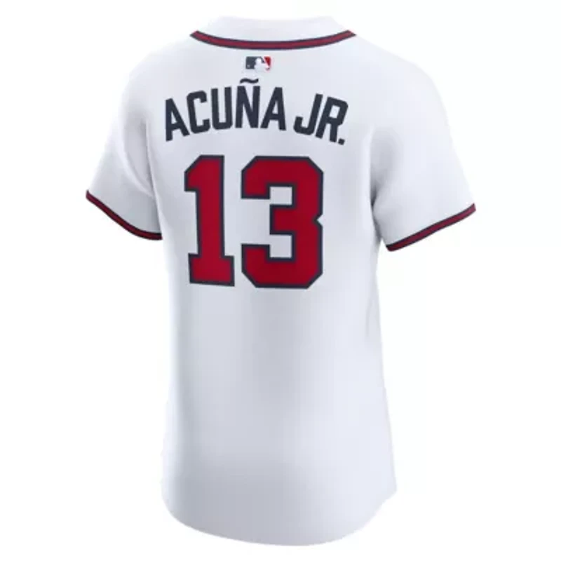MLB Nike Ronald Acuña Jr. Atlanta Braves Home Elite Player Jersey