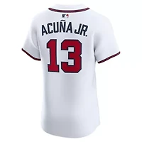 MLB Nike Ronald Acuña Jr. Atlanta Braves Home Elite Player Jersey