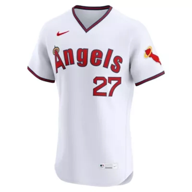 MLB Nike Mike Trout Los Angeles Angels Alternate 2 Elite Jersey