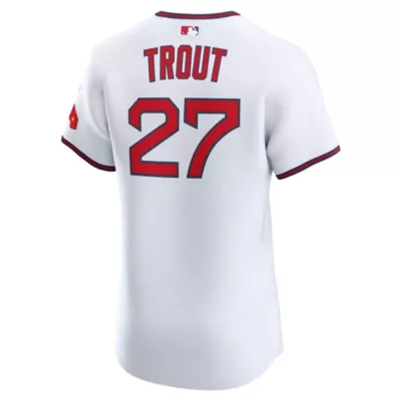 MLB Nike Mike Trout Los Angeles Angels Alternate 2 Elite Jersey