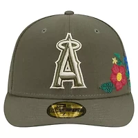 MLB Los Angeles Angels Tonal Florals 59FIFTY Fitted Hat