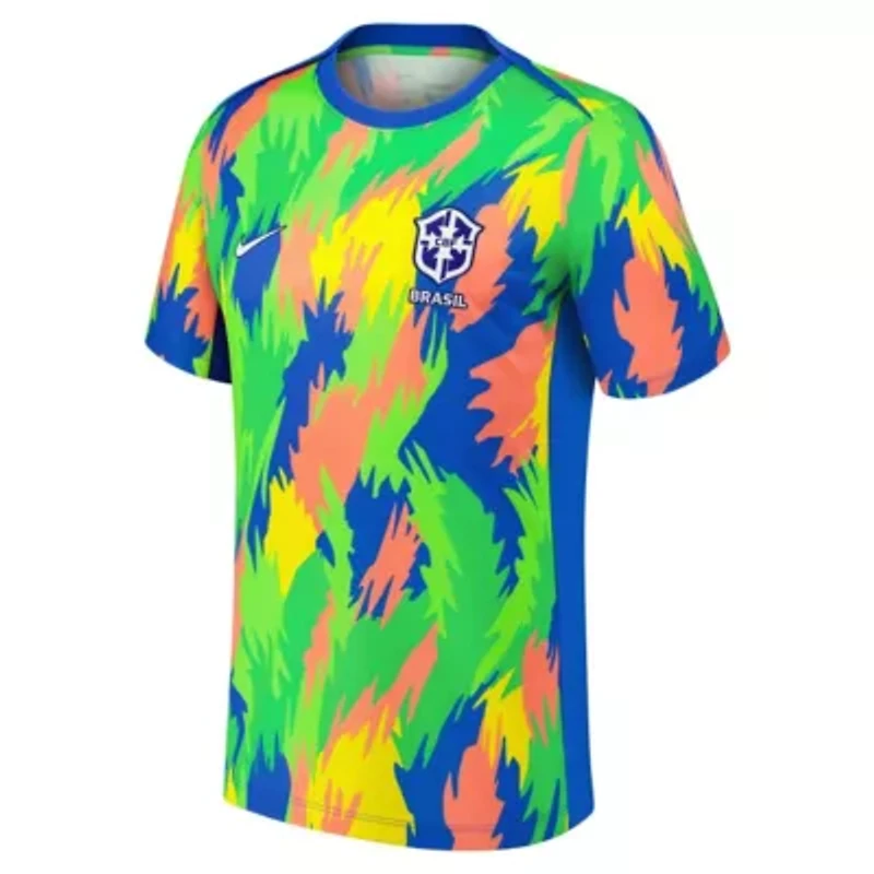 Soccer National Teams Nike Brazil Team 2025 Academy Pro Pre-Match Performance Top