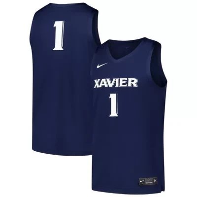NCAA Nike #1 Xavier Musketeers Replica Basketball Jersey