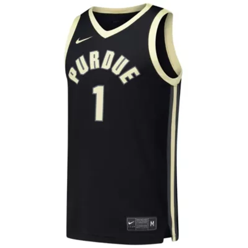 NCAA Nike #1 Purdue Boilermakers Replica Basketball Jersey