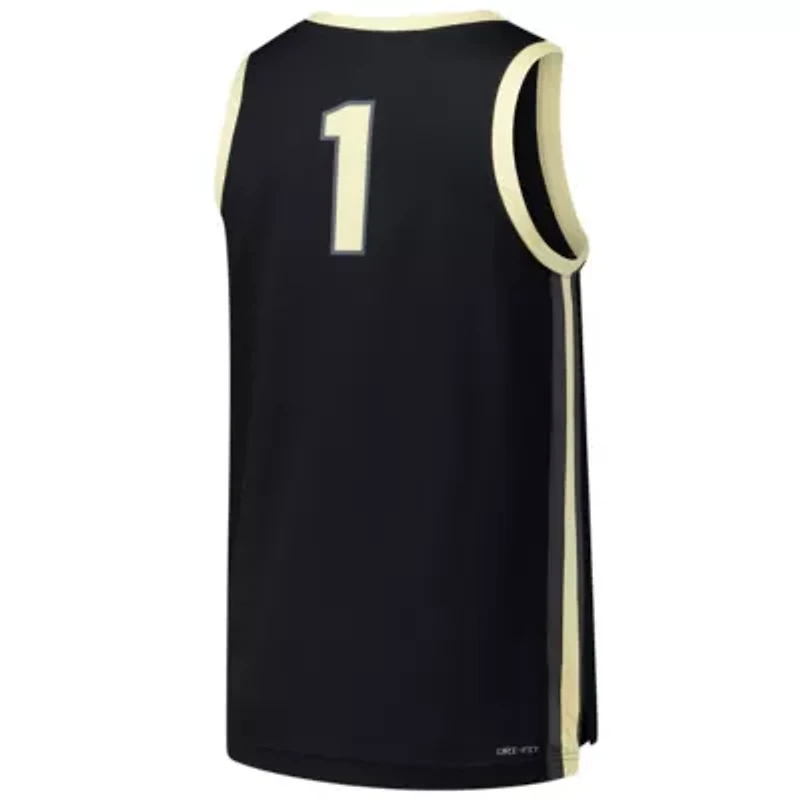 NCAA Nike #1 Purdue Boilermakers Replica Basketball Jersey