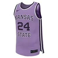 NCAA Nike #24 Kansas State Wildcats Retro Replica Basketball Jersey