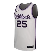 NCAA Nike Kansas State Wildcats #25 Retro Replica Basketball Jersey