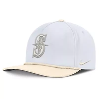 MLB Nike White/Cream Seattle Mariners Pro Performance Snapback Hat