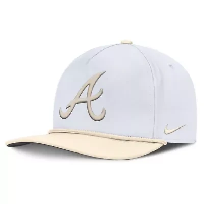 MLB Nike White/Cream Atlanta Braves Pro Performance Snapback Hat