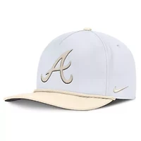 MLB Nike White/Cream Atlanta Braves Pro Performance Snapback Hat