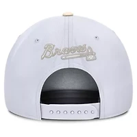 MLB Nike White/Cream Atlanta Braves Pro Performance Snapback Hat