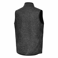 NCAA Heather Georgia Bulldogs Fortune Full-Zip Vest