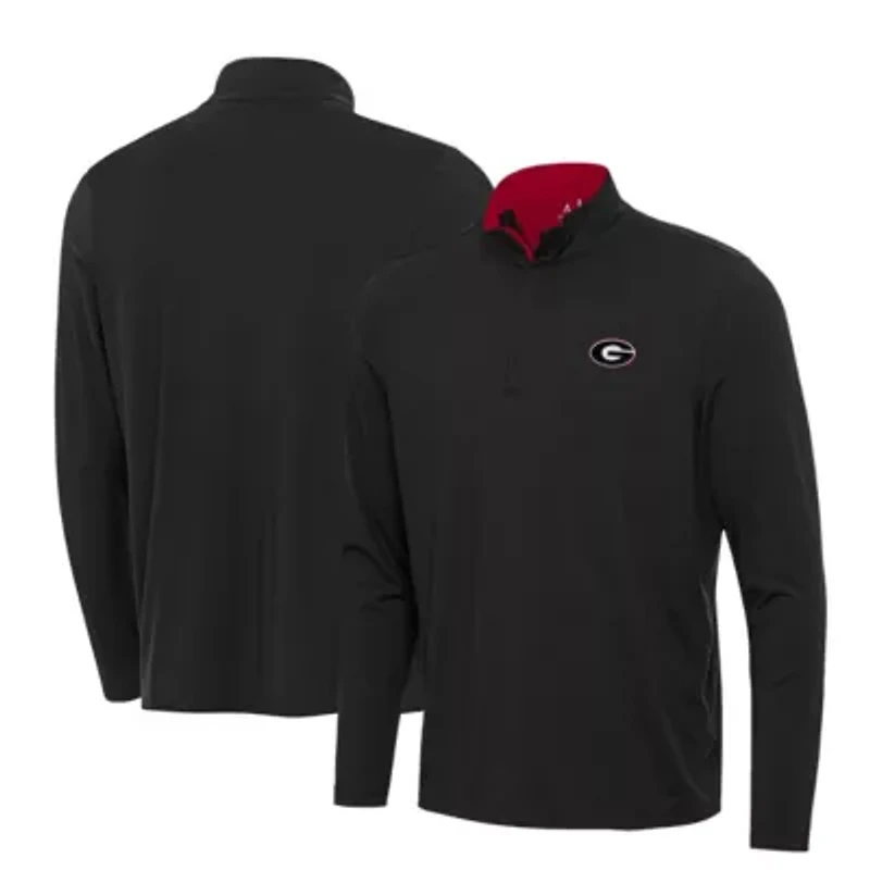 NCAA Georgia Bulldogs Content Quarter-Zip Pullover Top